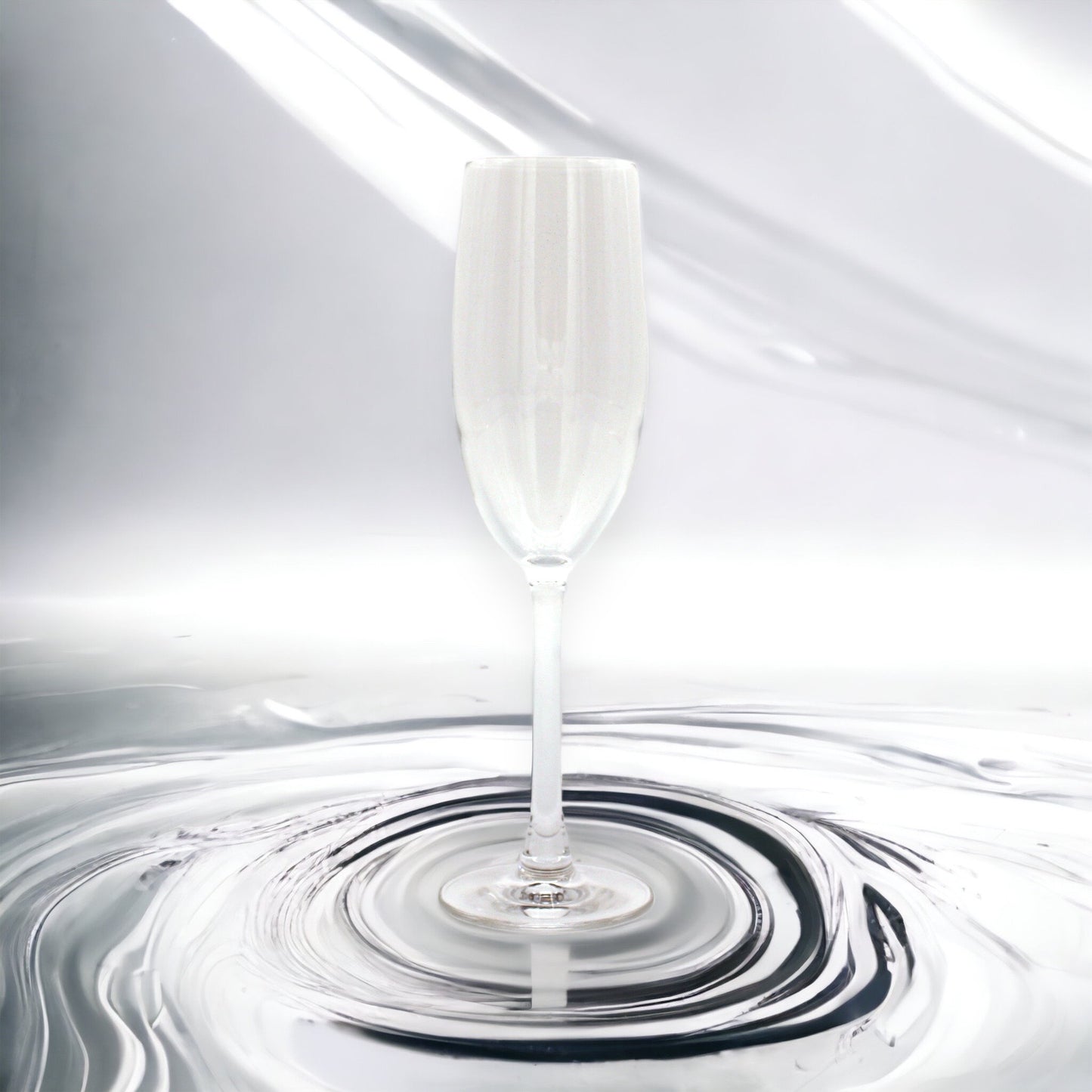 Sparkling Swirls Champagne Glass